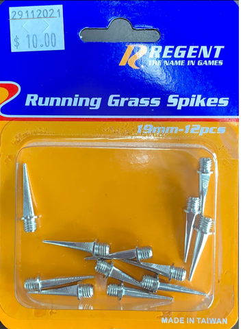 Grass running spikes best sale
